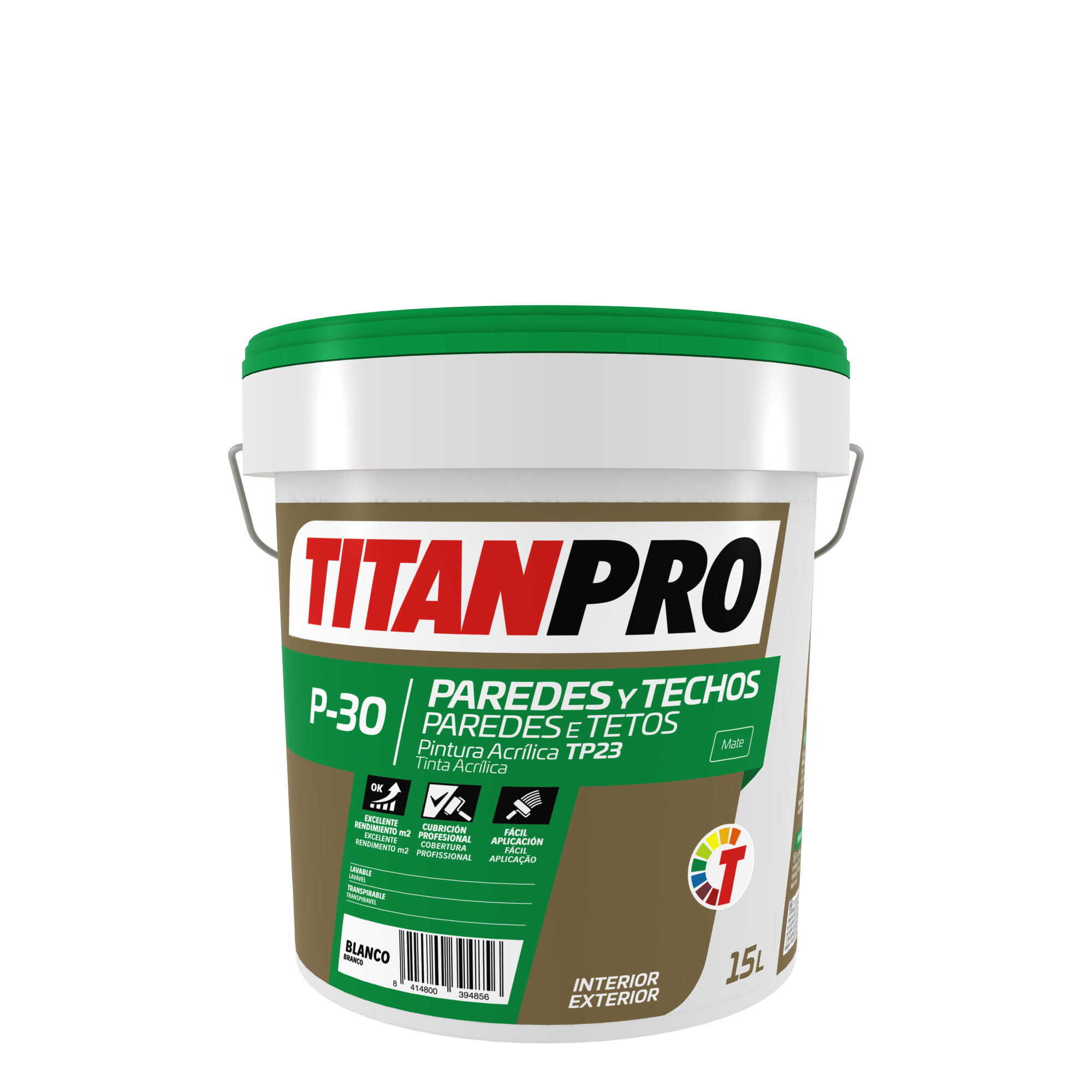 PLASTICO MATE TITAN PRO 15L