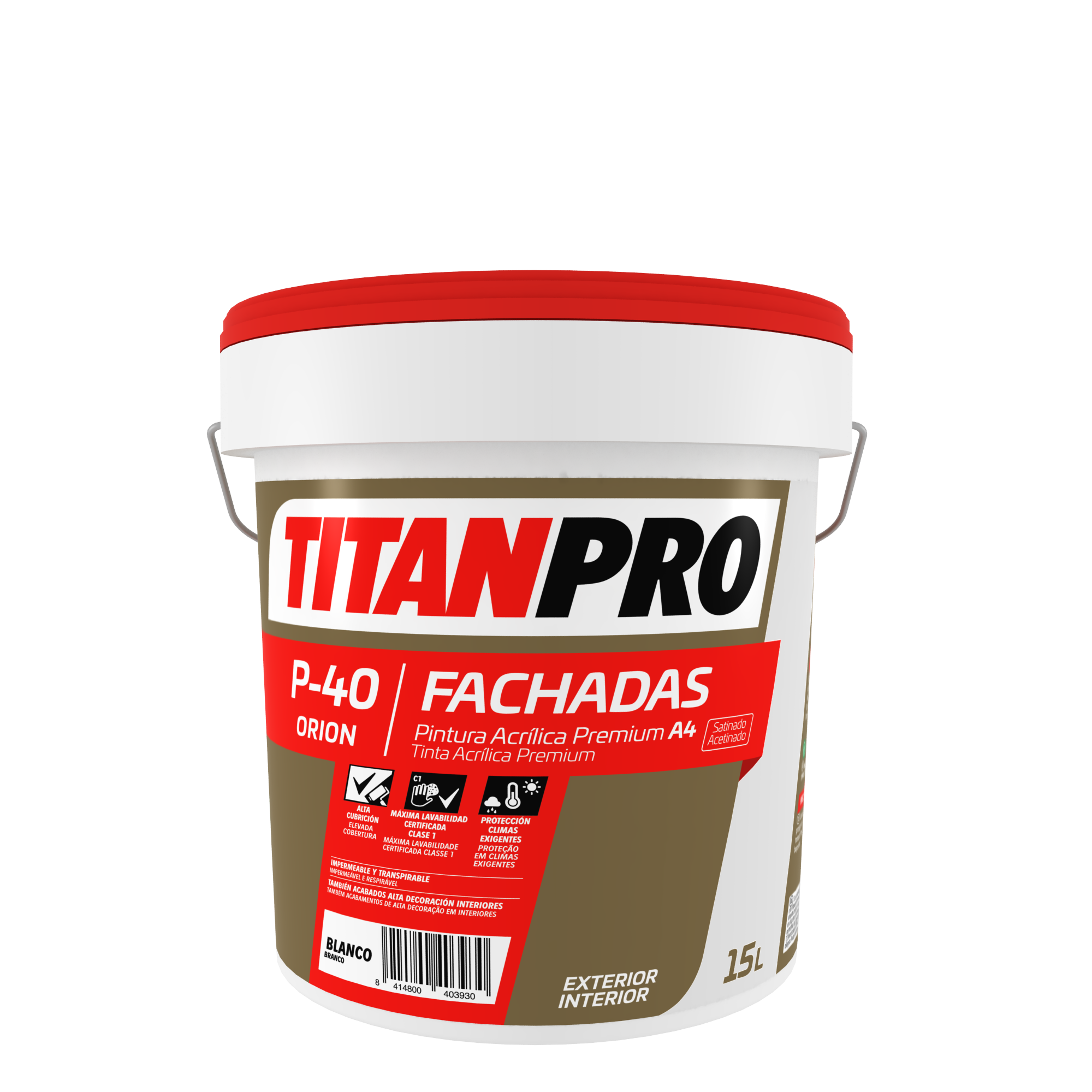 PLASTICO P-40 TITAN PRO 15L